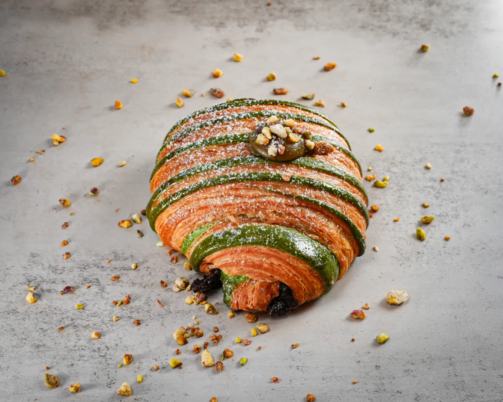 Pan al pistacchio e cioccolato — Pistacchio catering tray