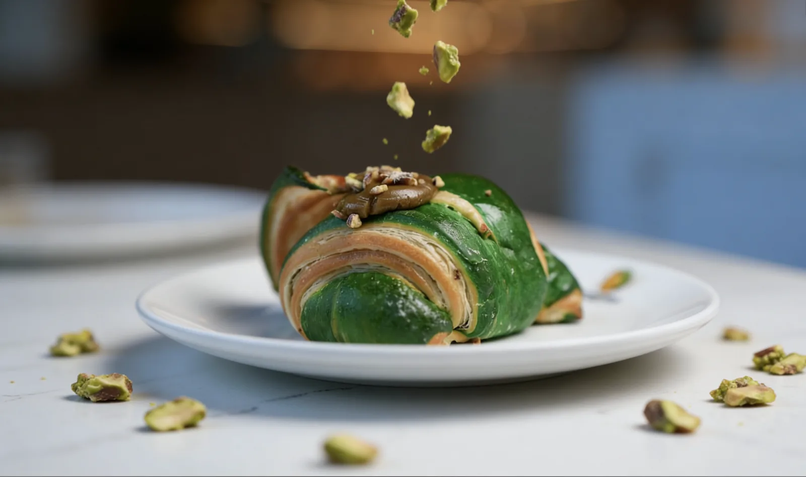 Cornetto al pistacchio for catering — Pistacchio, Miami