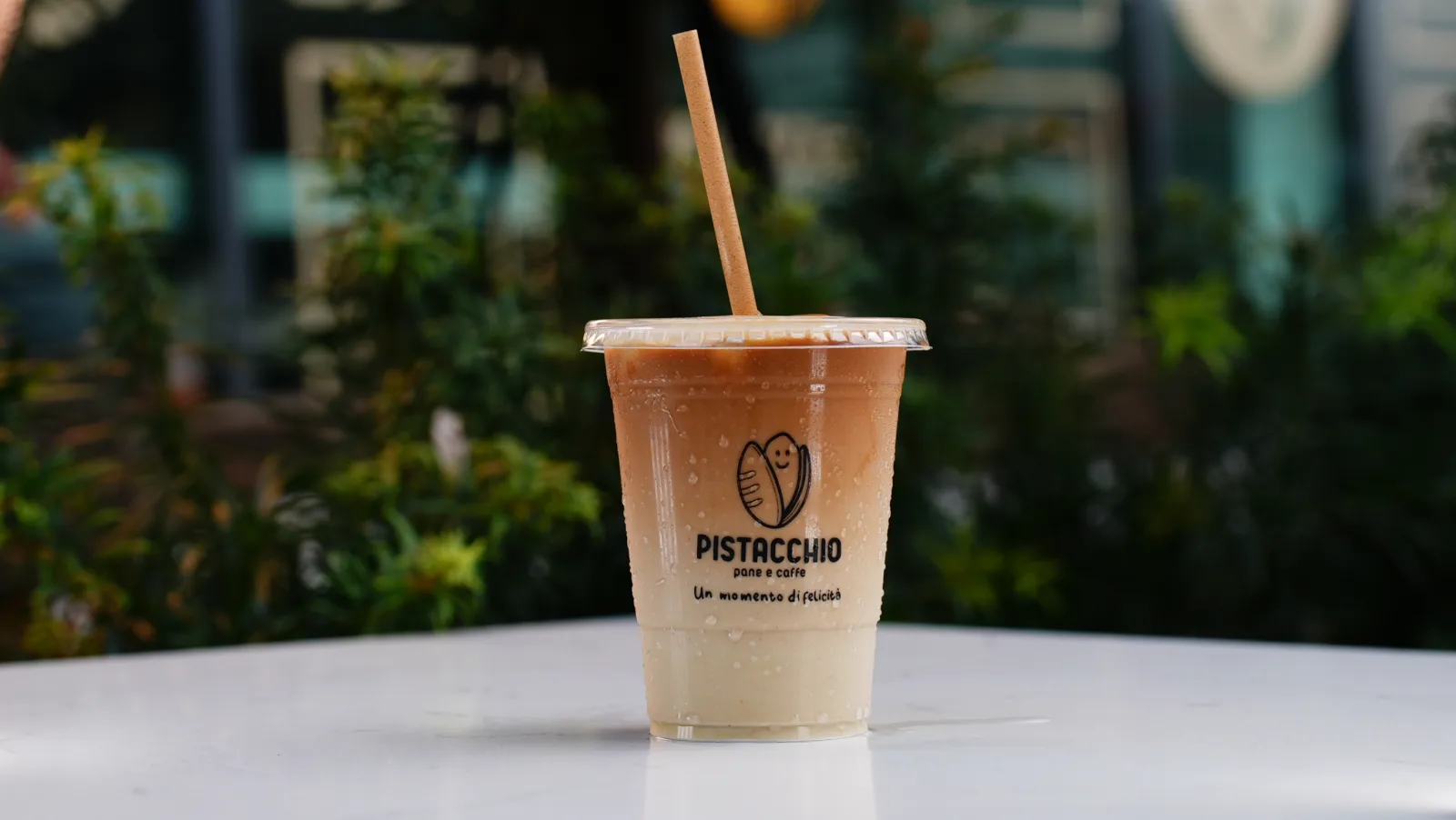 Iced pistachio latte — Pistacchio, Edgewater Miami