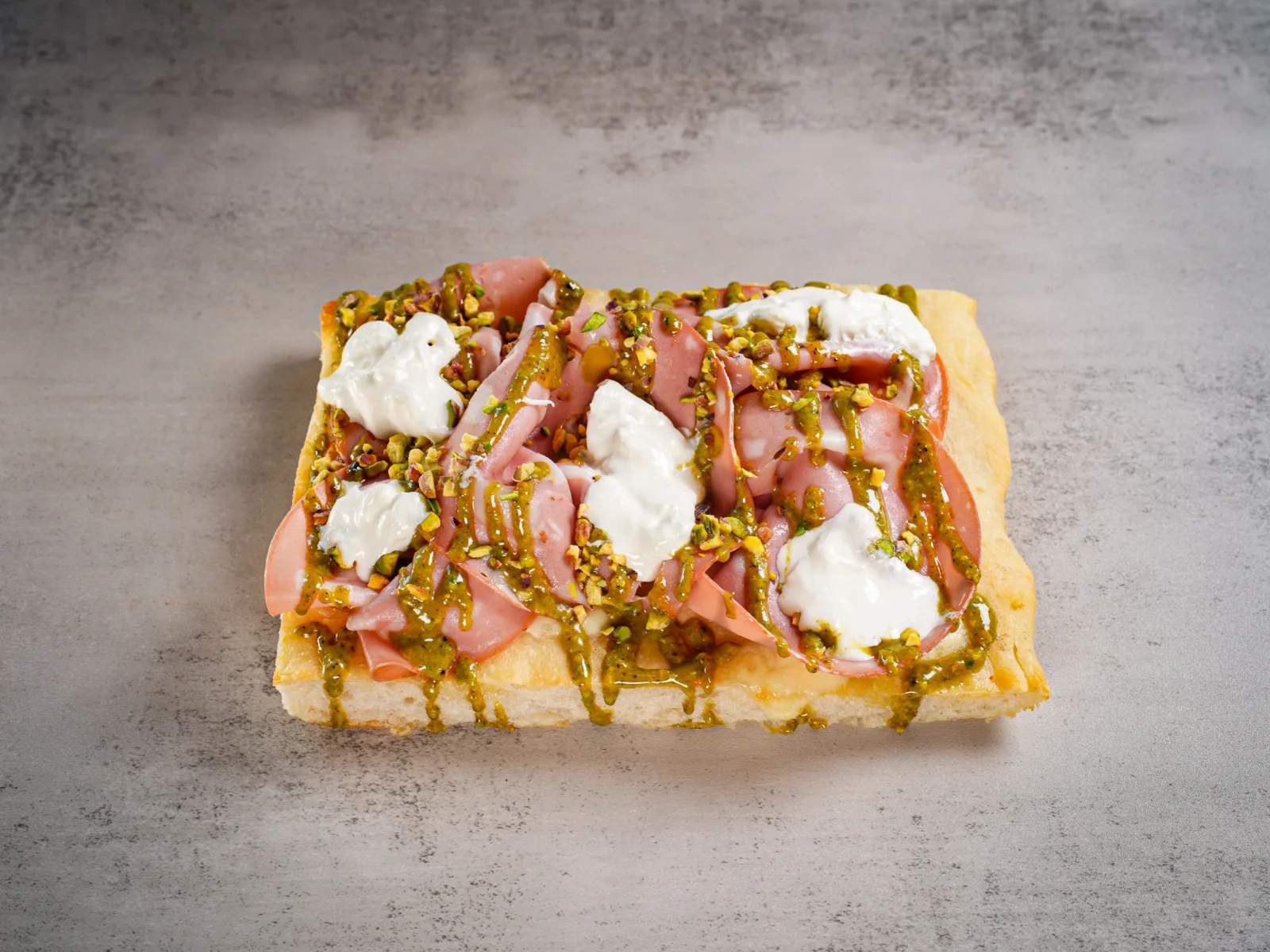 Pistachio pizza al taglio — Pistacchio catering, Edgewater Miami