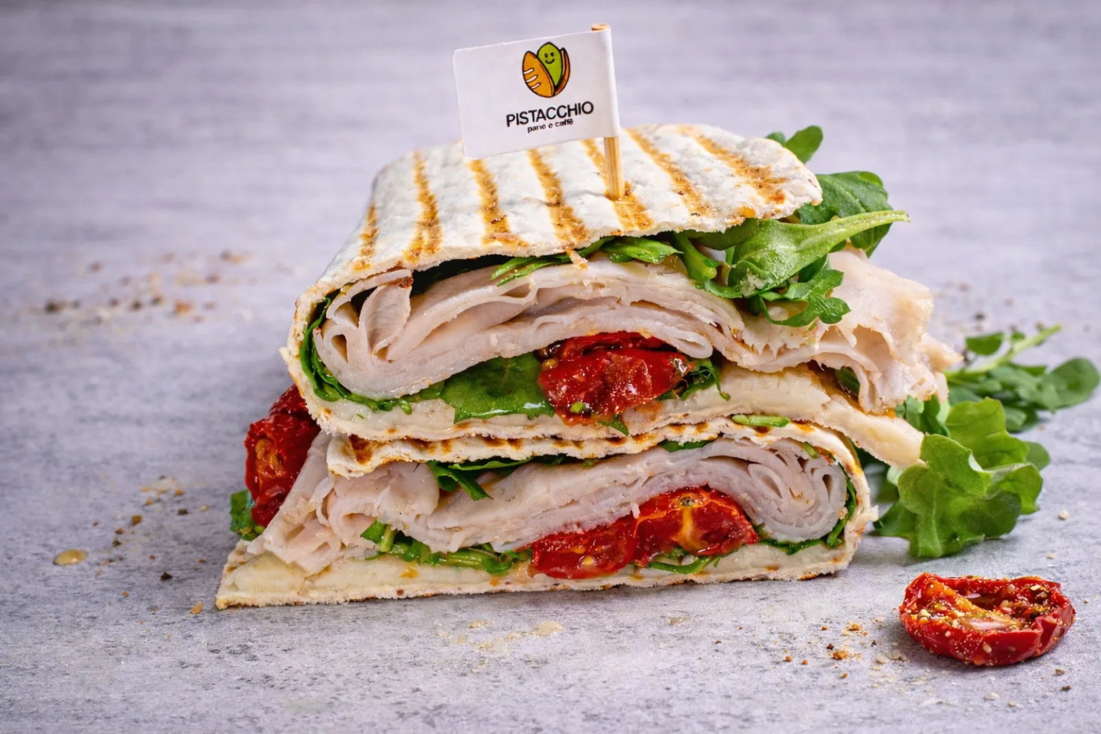 Il Tacchino turkey wrap — Pistacchio, Edgewater Miami