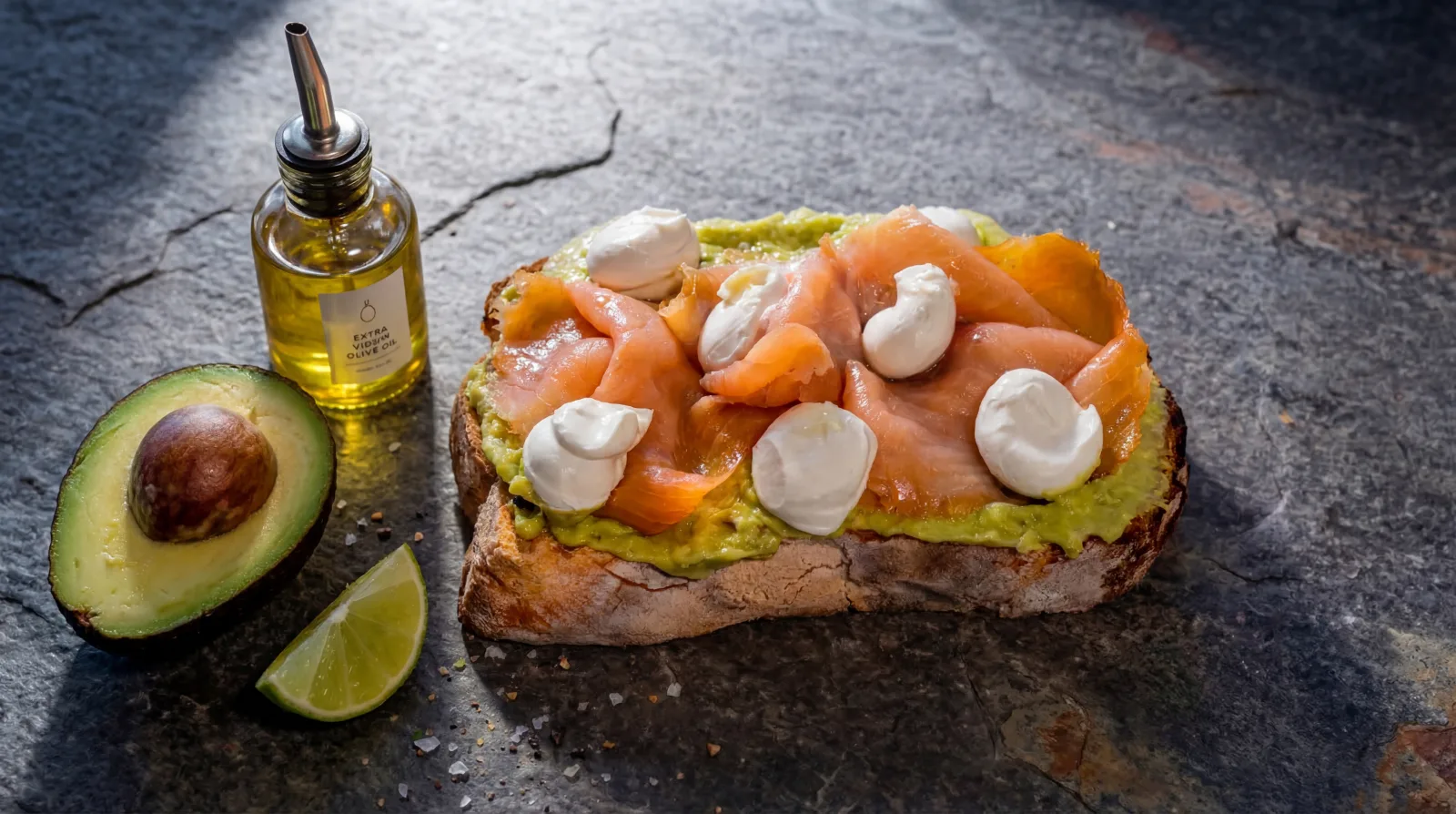 Avocado Salmon Toast — Open-Face Toast, Pistacchio Pane e Caffè, Edgewater Miami