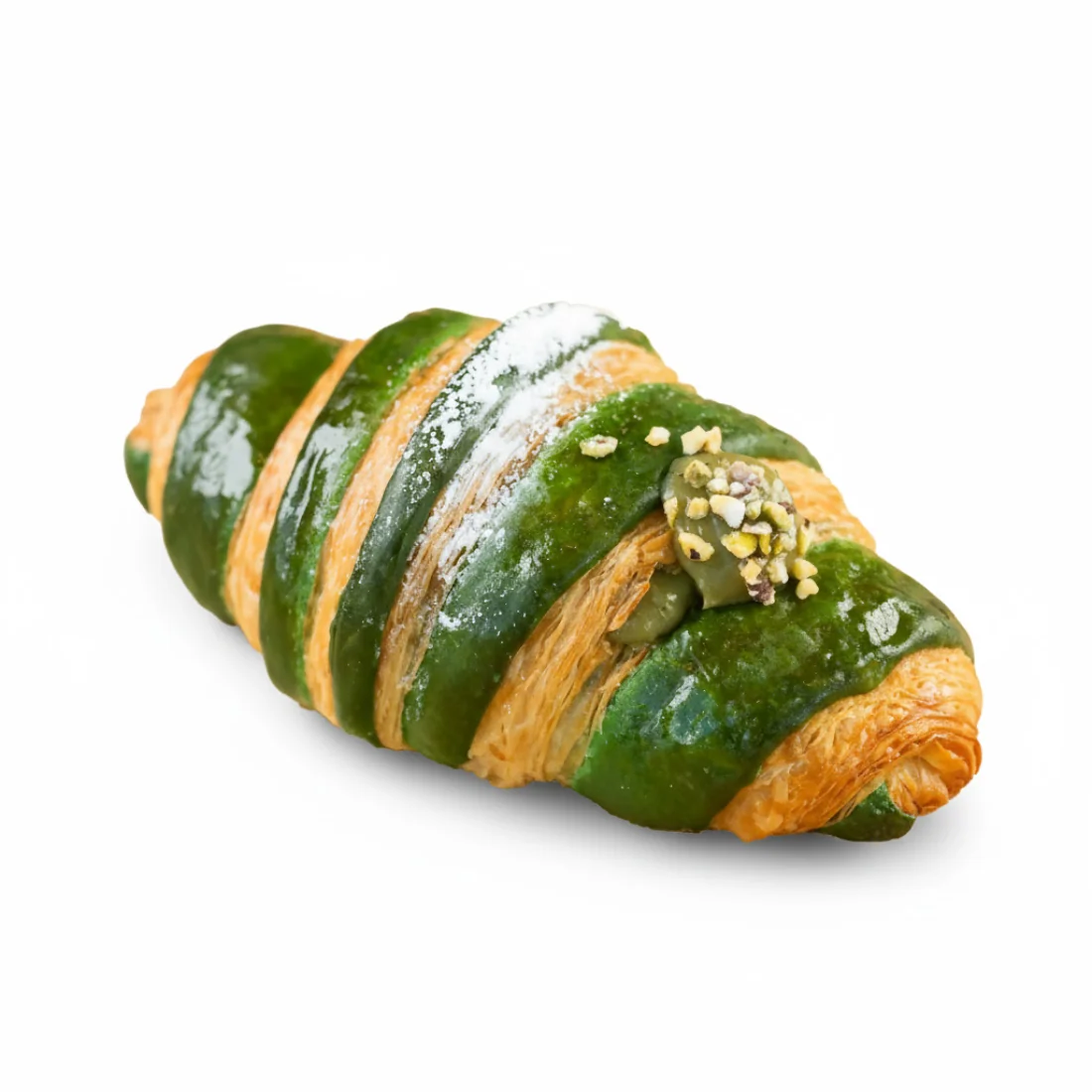 Cornetto al Pistacchio — Pistachio Croissant, Pistacchio Pane e Caffè, Edgewater Miami